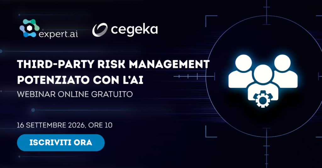 Webinar: Third-Party Risk Management potenziato con l’AI