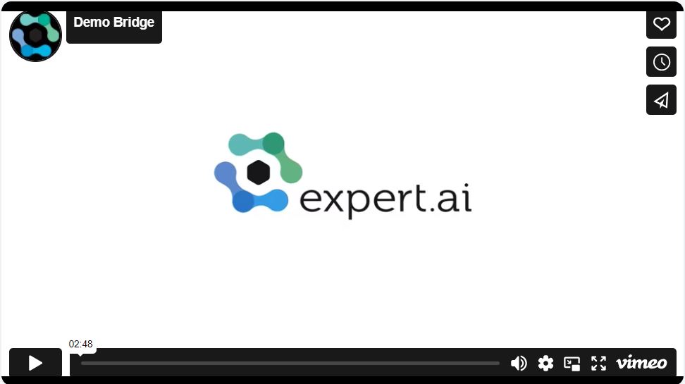 expert.ai Demo Bridge
